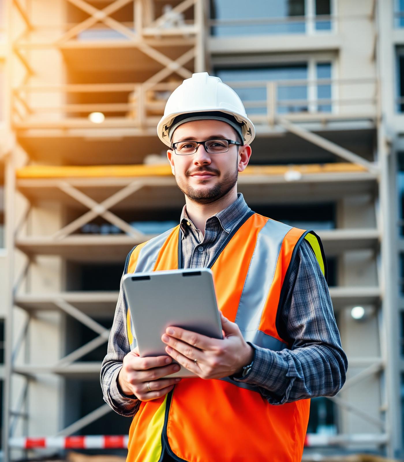 Prime Pros project manager on a Houston commercial jobsite